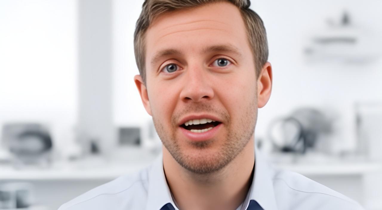 Odi Guentzel erklärt vor einem hellen Hintergrund seine Handelsroutine und das Führen eines Journals